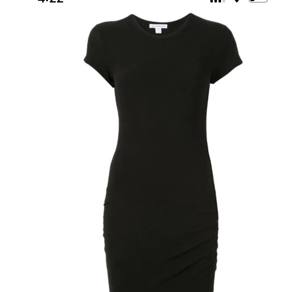 James Perse Fitted Crew-Neck T-Shirt Dress